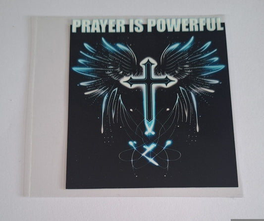 Prayer is powerful Uvdtf pocket Size Decals