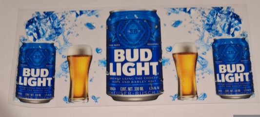 Bud light 16oz Libbey Cup Wrap