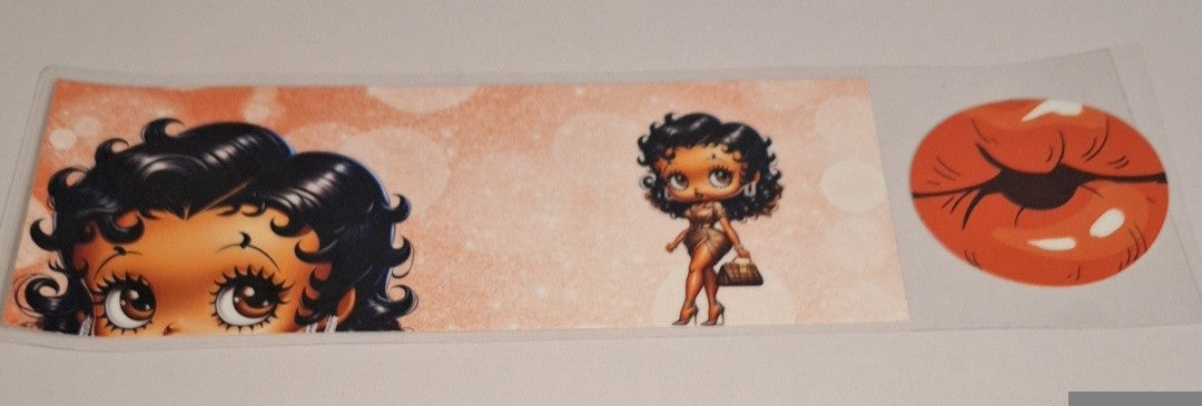 Betty boop 11oz Mug wrap & bottom