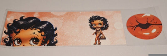Betty boop 11oz Mug wrap & bottom