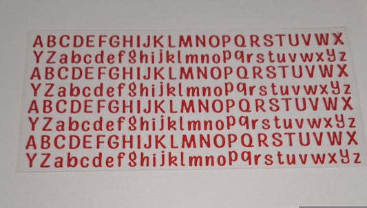 Red letters 16oz libbey cup wrap