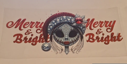 Merry & bright 16oz libbey cup wrap