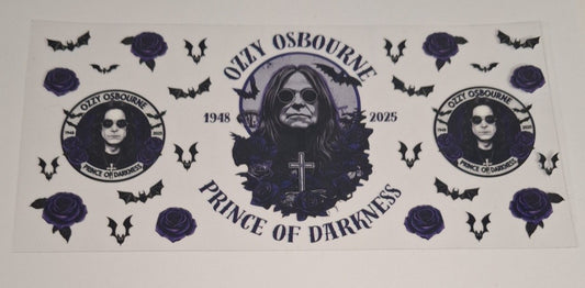 Ozzy 16oz libbey cup wrap