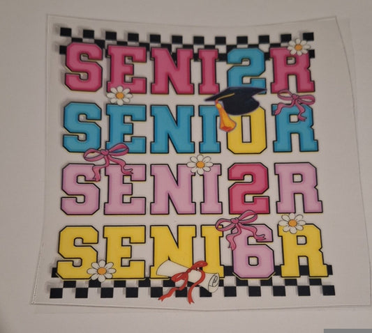 Senior 2026 Uvdtf pocket Size Decals