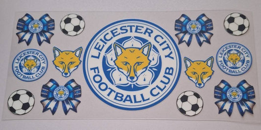 Leicester city 16oz libbey cup wrap