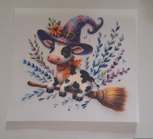 Halloween cow Pocket size dtf heat transfer
