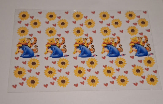 Pooh bear & friends pen/bookmark wraps