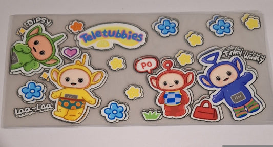 Teletubbies 16oz libbey cup wrap