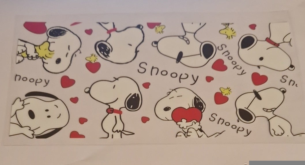 Snoopy 16oz libbey cup wrap