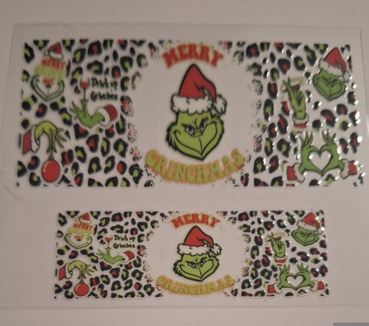 Merry Grinchmas Mini stanley keychain wrap