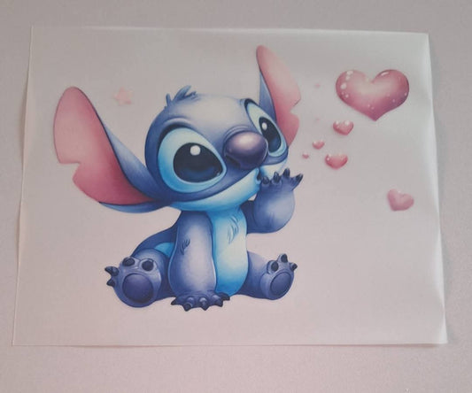 Stitch kids heat transfer