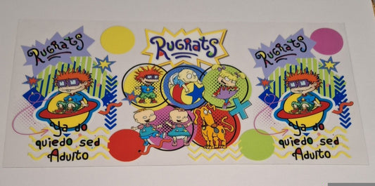 Rugrats style 2 16oz libbey cup wrap