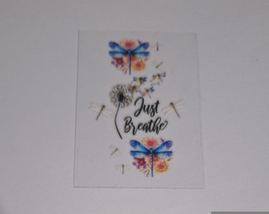 Just breathe Motel keychain Decals