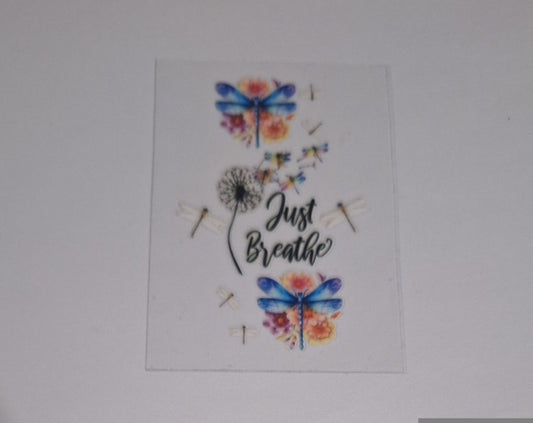 Just breathe Motel keychain Decals