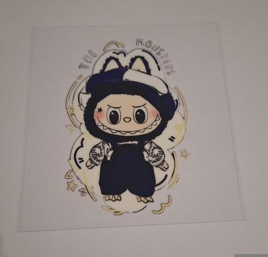 Labubu uvdtf pocket Size Decals