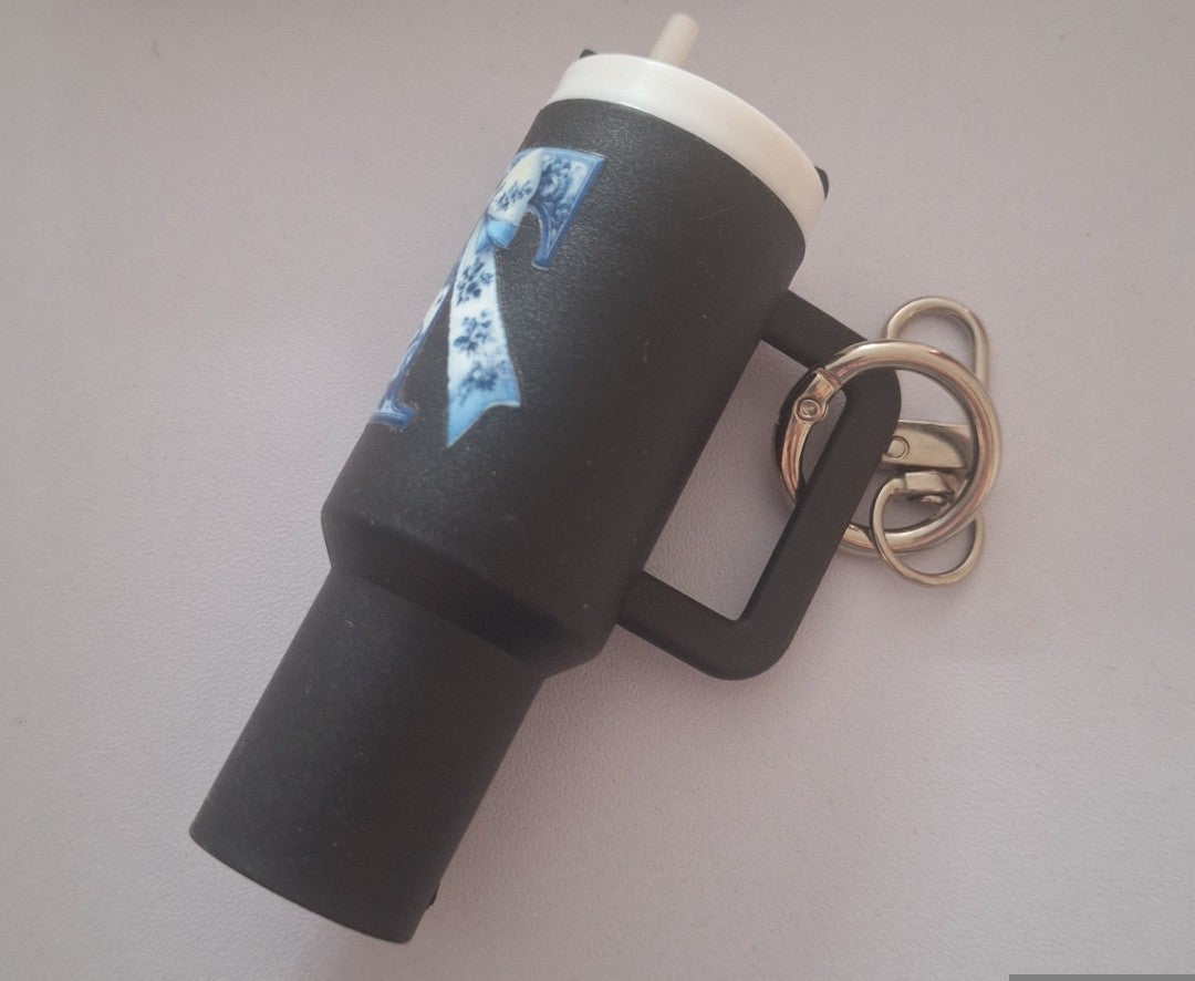 Letter T Premade tumbler keychains