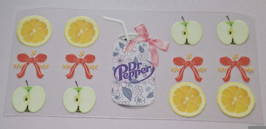 Dr pepper purple 16oz Libbey Cup Wrap