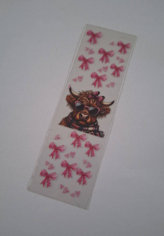 Cute Cow Pen/bookmark wrap