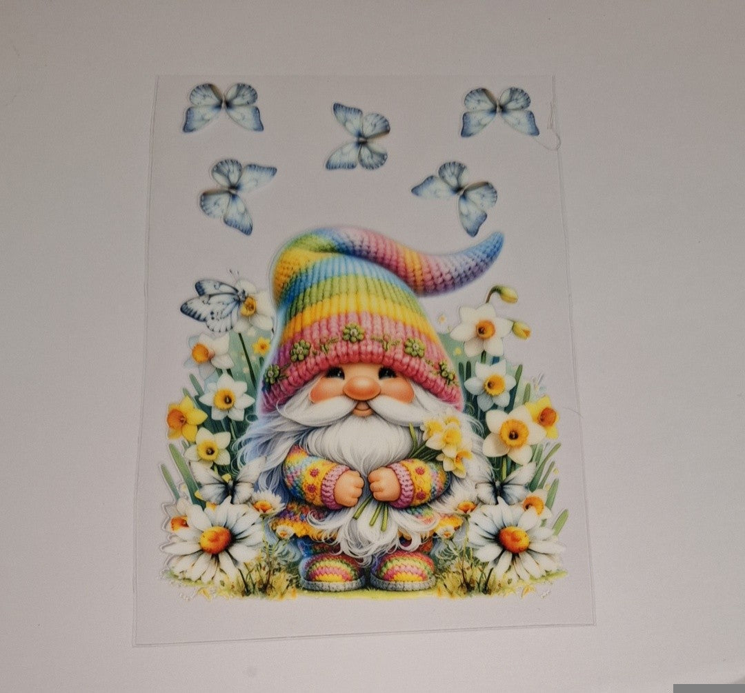 Gonk pastel knitted hat A6 book covers