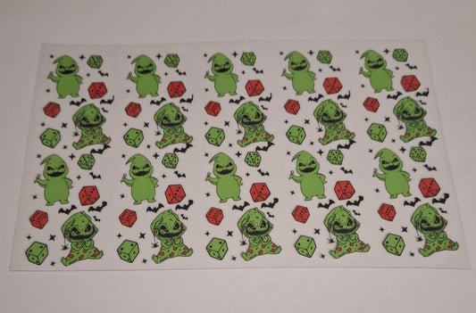 Oogie boogie pen/bookmark wraps