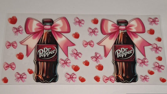 Dr pepper bottles 16oz libbey cup wrap