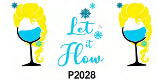 Preorder Let It Flow 16oz Cup Wrap