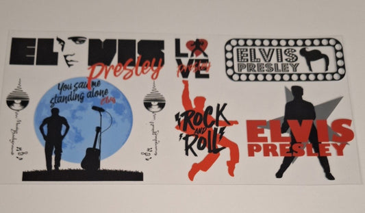 Elvis 16oz libbey cup wrap