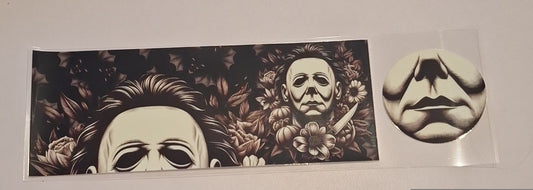 Horror Man 11oz Mug wrap & bottom