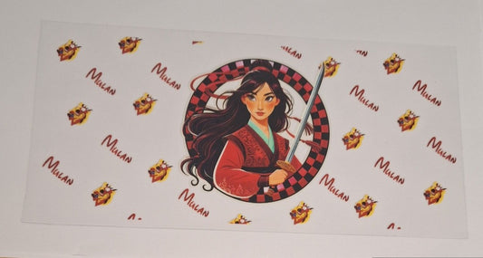 Mulan 16oz Libbey Cup Wrap