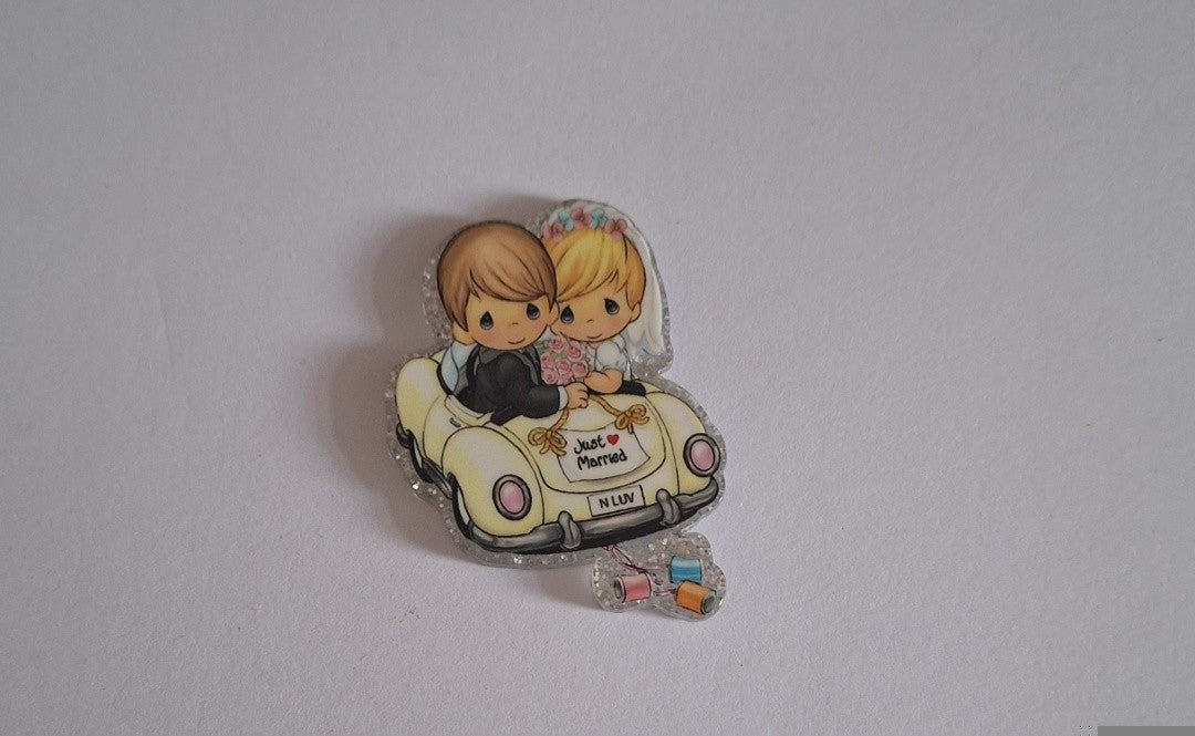 Just married Acrylic flatback