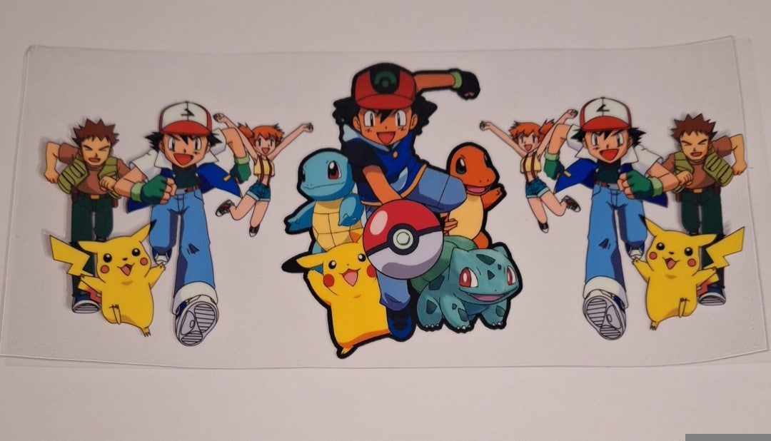 Pikachu 16oz libbey cup wrap