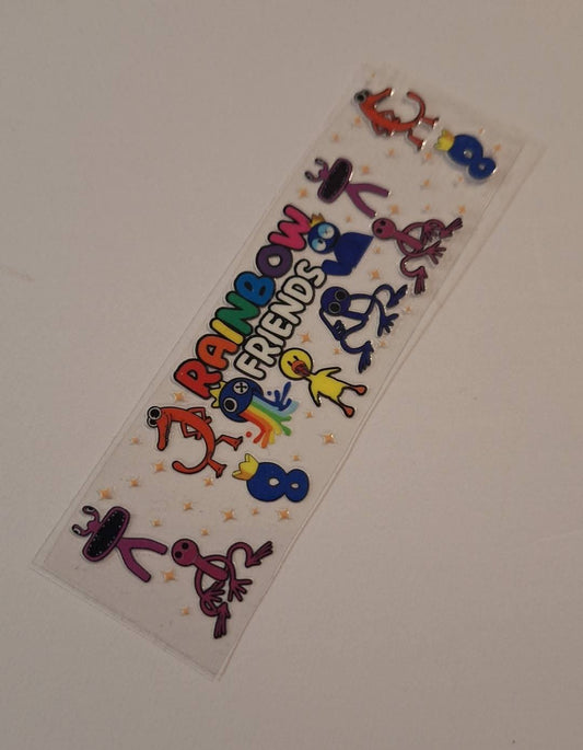 Rainbow friends Pen/Bookmark Wrap