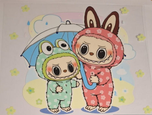 Labubu umbrella 20oz Uvdtf Wraps