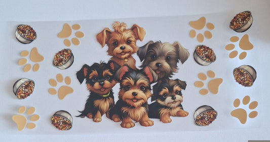 Pups 16oz Libbey Cup Wrap