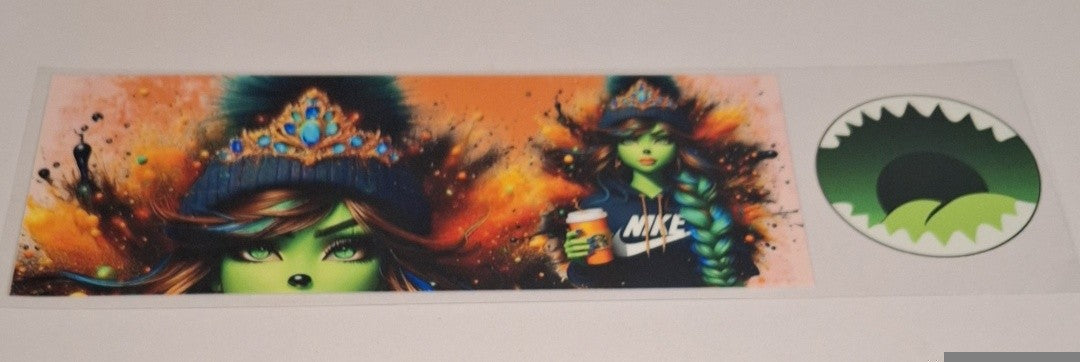 N.ke Grinch 11oz Mug wrap & bottom
