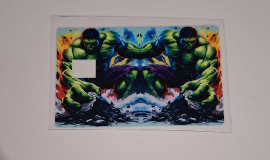 Hulk Bank card wrap